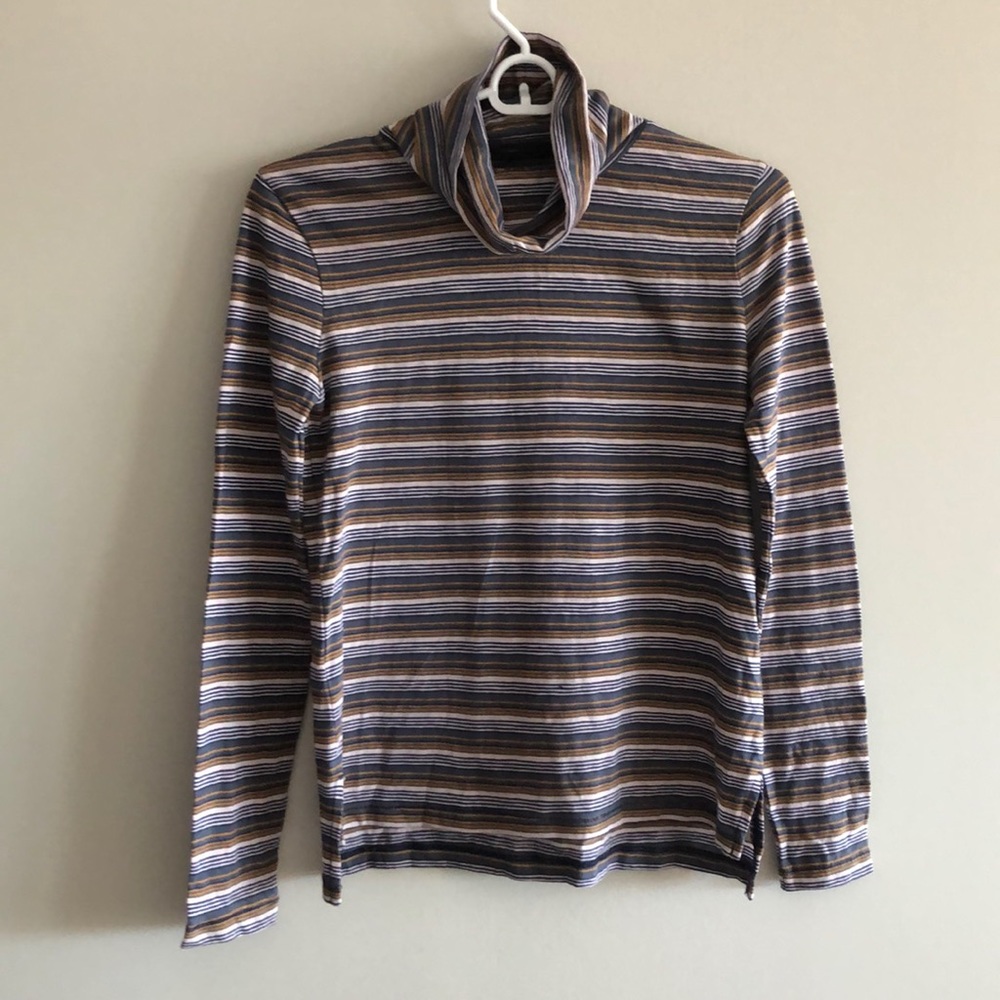 Madewell striped turtleneck